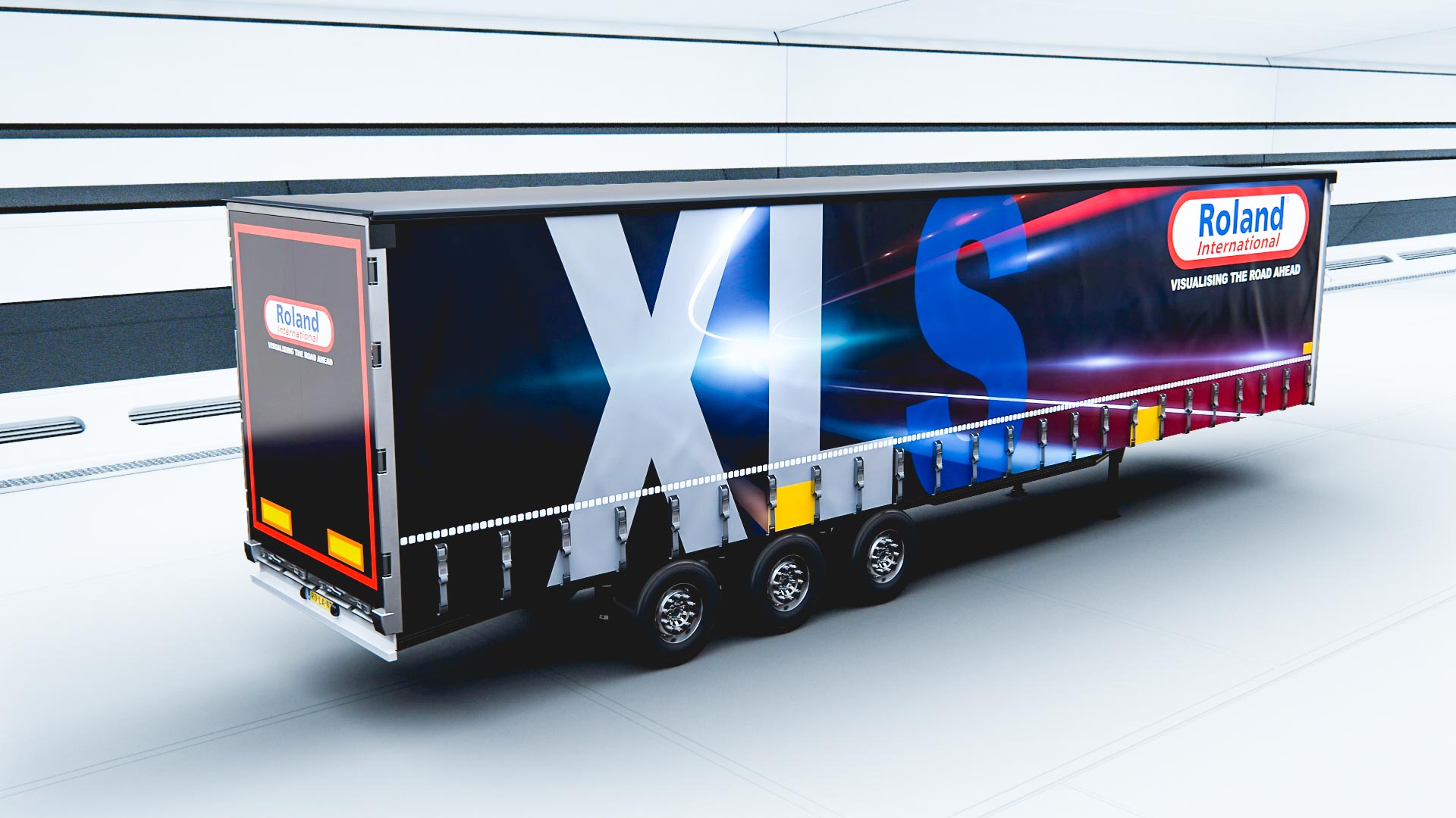 Roland XLS semi-trailer for intermodal bulk transport